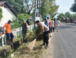 Gotong Royong Bersihkan Lingkungan Wujud Sinergitas Tiga Pilar Desa Bontokassi