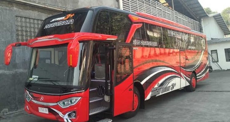 Harga sewa bus di kota Padang terbaru